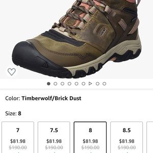 Keen Women’s Ridge Flex Mid Height Waterproof Hiking Boot